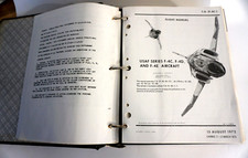 VTG USAF F-4C 4D 4E Phantom II Flight Handbook Manual Binder Viet Nam 1972-1973 picture