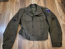 Post WWII WW2 Military US Army In Europe USAREUR Sergeant Ike Jacket picture