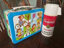 VINTAGE CAMPBELL'S SOUP LUNCHBOX AND THERMOS picture