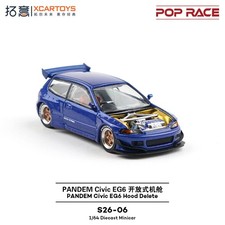 1/64 Civic EG6 Hatchback Alloy Diecast Car Model - JDM Collection picture