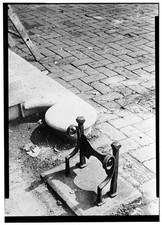 Photo:Alexandria VA 1900s Wise-Hooe-Lloyd House Cobblestone Street Detail picture
