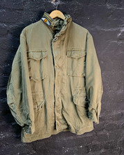Vintage 1980 Austrian Army M75 Field Jacket Anorak Olive Drab Large Air Force picture