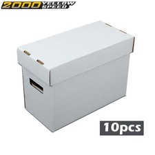 3/5/10x Comic Books Storage Boxes Short Holds 150-175 Stackable Durable Archive picture