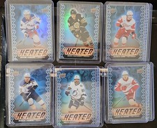 2024-2025 NHL Upper Deck On A Heater 17 Card Lot. Photo Of Names In Last Photo picture