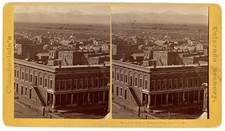 COLORADO STEREOVIEW - Denver - View from the Tower - WG Chamberlain 1870s picture
