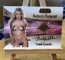 Trishelle Cannatella 2007 Bench Warmer Authentic Auto Gold SP MTV The Real World picture
