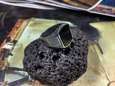 A++ Real Black Magical 9430 Spells Ring Wealth Lottery Money picture