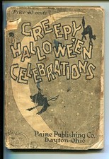 CREEPY HALLOWE'EN CELEBRATIONS-1926-5 X 7-JOKES-GAGS-WITCHES-UNIQUE-RARE-fr picture