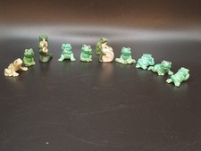 Lot of 10 Miniature Frog Figurines   picture