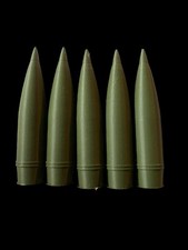 5 Piece Mini Fake 1/6th Scale 155mm Howitzer Rounds picture
