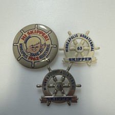 Vintage 1962, 1963 1964 Minneapolis, Minnesota Aquatennial Skipper Button Pins￼ picture