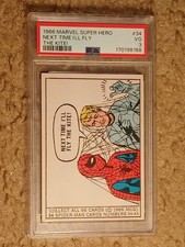 RC ROOKIE 1966 Donruss Marvel Super Heroes Spider-Man #34 PSA 3 picture