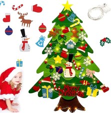 Felt Christmas Tree for Toddlers, Montessori 3ft 3in, Green  picture