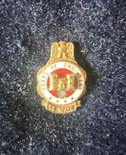 Vintage 10k Gold Corps of Engineers 4 Star “50 Years of Service” Award Pin picture