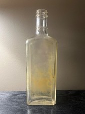 Vintage 1930s Panel Style Medicine Bottle In Excellent Condition picture