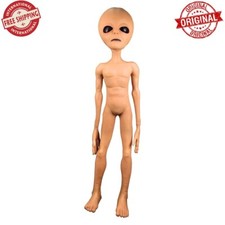 Alien Foam Filled Prop Lifesize UFO Roswell Martian Lil Mayo Area 51 Halloween picture