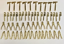 LOT OF 56 VINTAGE TOOL CHARMS FOBS AXES WRENCHES PLIERS NUT CRACKERS picture