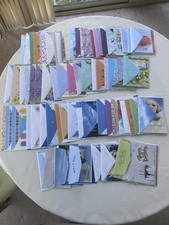 Massive Lot 74 Unused Birthday Greeting Cards & Envelopes Assorted Variety picture