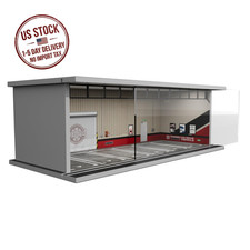 1 Pc 1/64 Scale Model Car Display Case with LED Lights Diorama Showcase Collecto picture