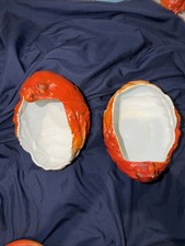 Antique Royal Bayreuth Bavaria Lobster Bowls Set of 2 Figural Porcelain Germany picture