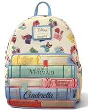Loungefly Disney Princess Classic Books and Sidekicks Mini Backpack picture