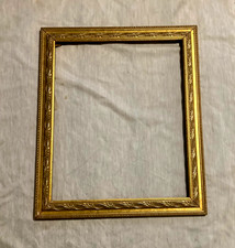Vintage LEAF Ornate  Gold Gilt Wood Picture Frame - Fits 18