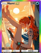 Custom Waifu Full Art Card - Fan Art - Anime Girl - Holofoil picture