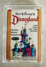 Disney Disneyland Famous Disney Characters Card Game 1964 Vintage Classic picture
