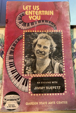 Jimmy Buffett rare Garden state arts center program July 7, 1980 Volcano tour picture
