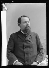 Photo:W.H. Nichols Portrait Bearded Man Studio Photo 1891-1894 picture