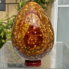2.54LB Rare Natural Beautiful Ocean Jasper Crystal Egg Mineral Specimen Healing picture