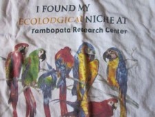 Rainforest Expeditions I Found My Niche Parrot Tambopata Research Shirt Small picture