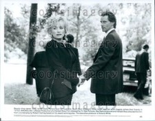 1989 Wire Photo Actor Sam Shepard Singer Actress Dolly Parton Steel Magnolias picture