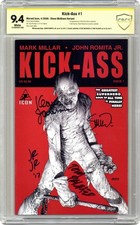 Kick-Ass 1C McNiven 1:10 CBCS 9.4 Witnessed Sig 2008 picture