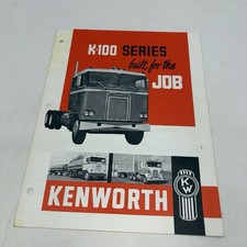 1964 Kenworth K-100 Series Cabover Truck Sales Brochure K121 K122 K123 K124 picture
