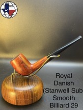 Vintage Royal Danish (Stanwell Sub) Smooth Billiard 29 Tobacco Pipe picture