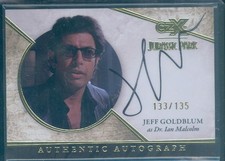 Jurassic Park CZX ( JG-TM1 ) Jeff Goldblum Autograph Card [ 133/135 ] picture