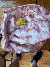 Disney Minnie Mouse Pink Zip Cosmetic Makeup Bag Pouch, Medium picture
