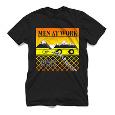 NEW Men at Work band black T-shirt Unisex All sizes S to 45Xl XA116 picture
