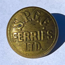 SOUTHERN PACIFIC-GOLDEN GATE FERRIES LTD UNIFORM BUTTON San Francisco picture