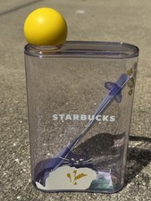 Starbucks 2023 China Summer Purple Cat In Flower 14oz Plastic Tumbler BNWT picture