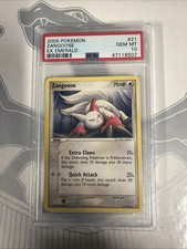Zangoose #21/106 PSA 10 Gem Mint Pokemon 2005 EX Emerald Pop 9 picture