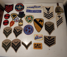 Vintage Military Uniform Patch & Insignia Lot U.S.A Mixed Patches 26 Pcs + BSA 1 picture