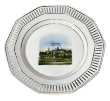 Saarbrücken Spieherer Berg GERMANY Souvenir China TRINKET DISH PLATE picture