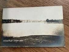 Antique RPPC : Postcard Mountain Lake PA. Lake View picture