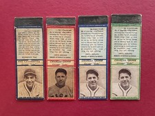 1937 Diamond Matchbook Lot of 4 Diff Phil Cavarretta Charlie Grim - Lower Grade picture