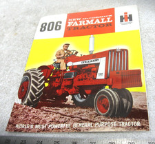 1963 - 1967 INTERNATIONAL IH 806 FARMALL TRACTOR BROCHURE ORIGINAL picture