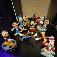 Disney Mickey Mouse & Friends Figurine Lot - Mickey, Minnie, Donald picture