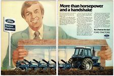1978 Ford Tractors - Original 2 Page Print Advertisement (11in x 16in) 75th Ann. picture