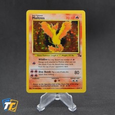 Moltres Holo Fossil 12/62 MP Pokemon picture